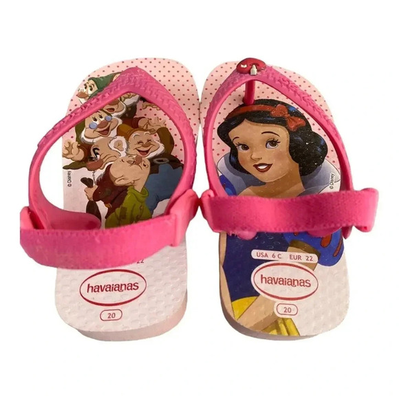 Havaianas Snow White Disney toddler baby size 6C - Picture 6 of 7